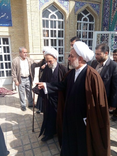 کاندیدای خبرگان تهران در شهرک شهید محلاتی قم رای داد