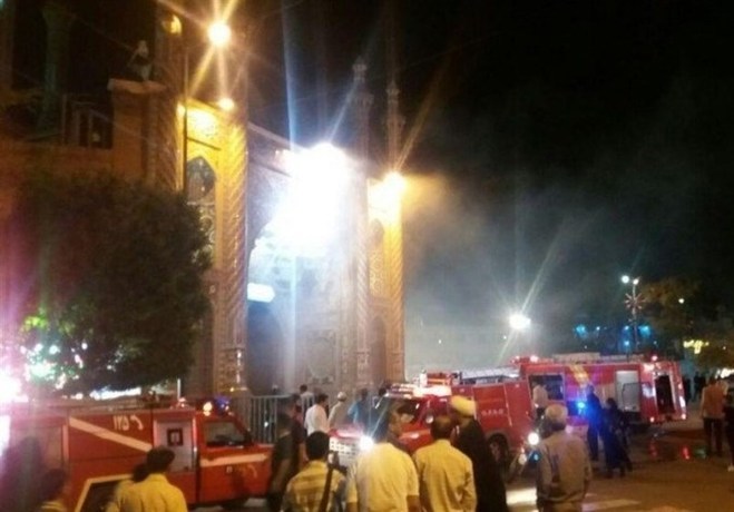 آتش‌سوزی در ‏حرم حضرت معصومه (س)/ معماری سنتی و کاشی‌کاری‌ها خسارت ندید