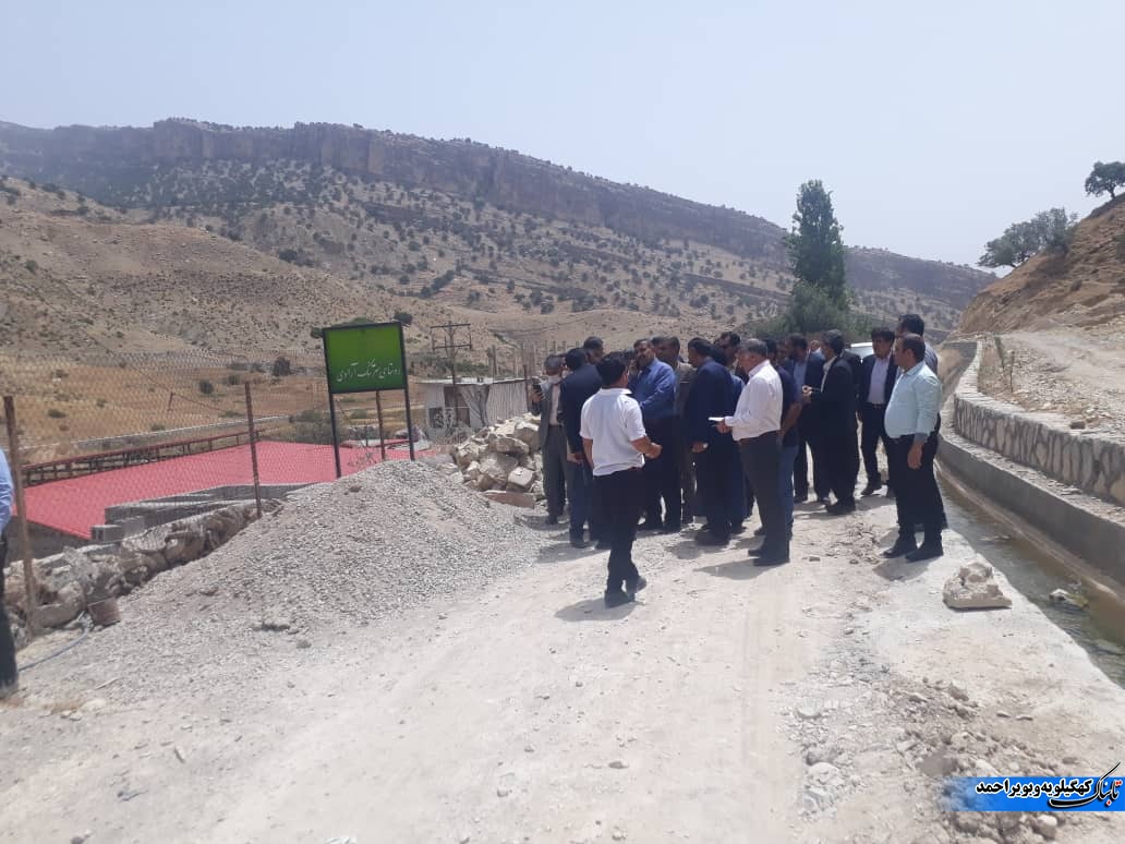 بازدید معاونت هماهنگی امور عمرانی استاندار از پروژه های عمرانی