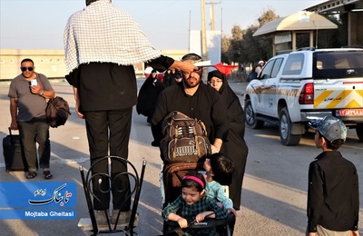 در مسیر خدمت به زوار حسینی